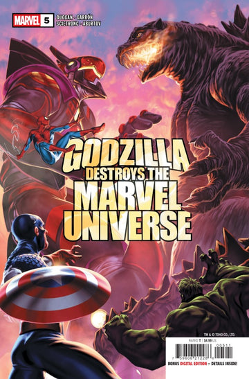 Marvel - Godzilla Destroys the Marvel Universe #5