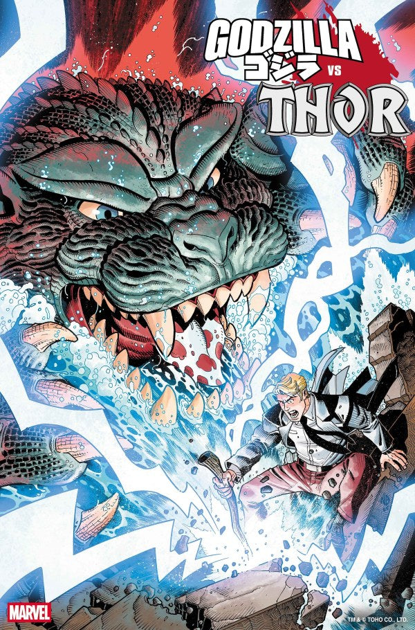 Marvel - Godzilla vs. Thor #1 - Nick Bradshaw Monster Homage Variant (Jul 2)