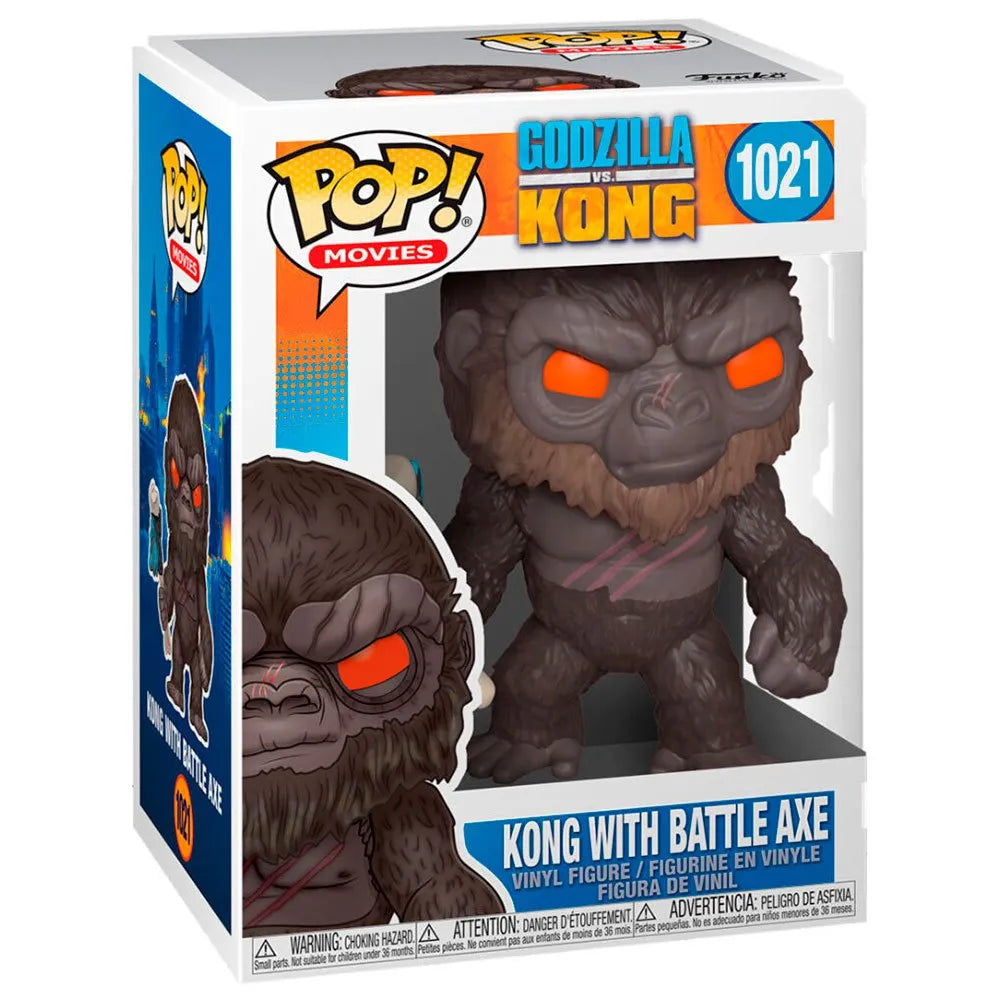 Godzilla vs. Kong - Kong With Battle Axe (Flocked) - Special Edition Funko Pop! (1021)