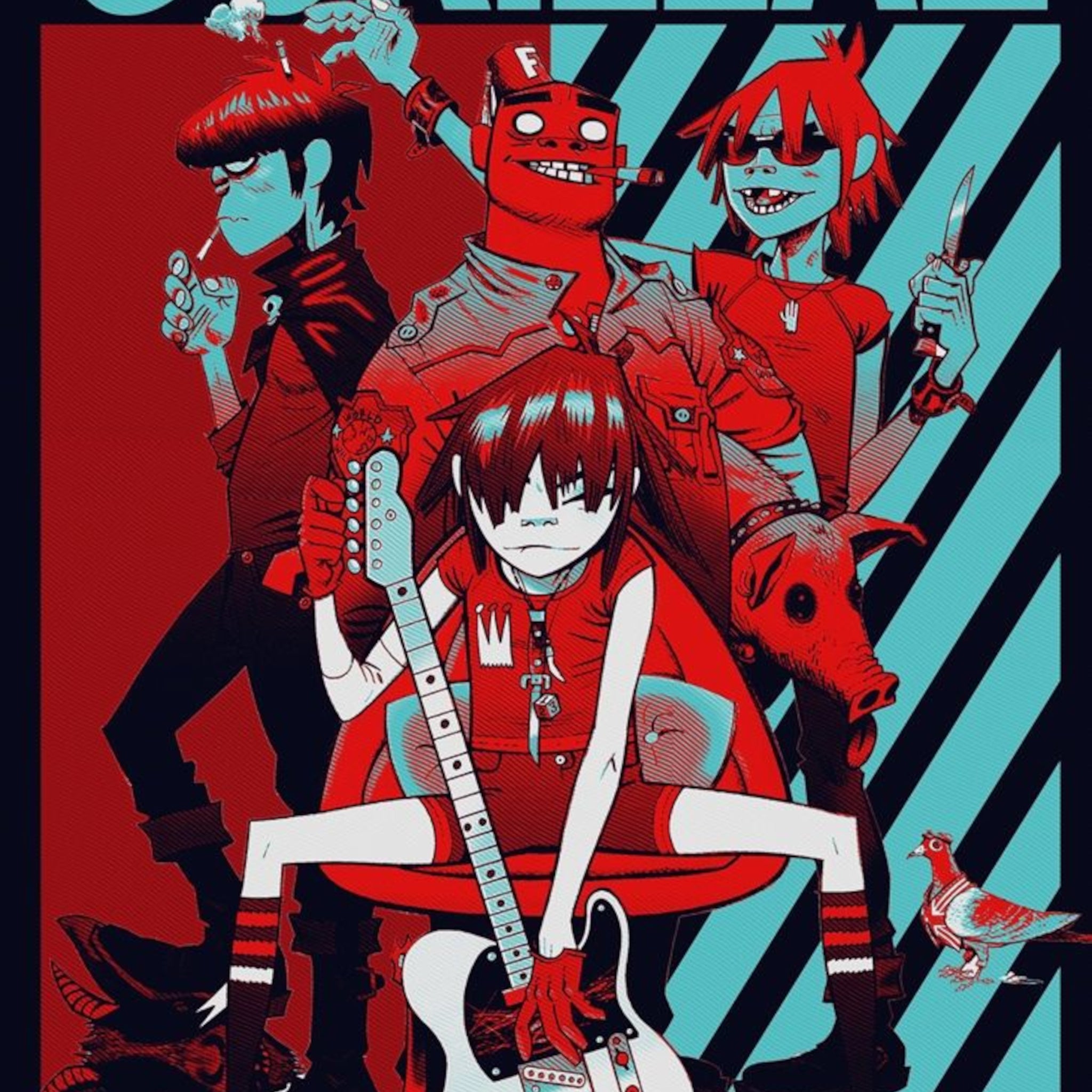 Gorillaz - R & B - Mini Poster