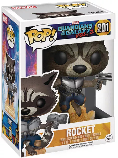 Marvel - Guardians of the Galaxy Vol. 2 - Rocket - Funko Pop! (201)