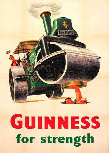 Guinness - Guinness for Strength - A4 Mini Print/Poster