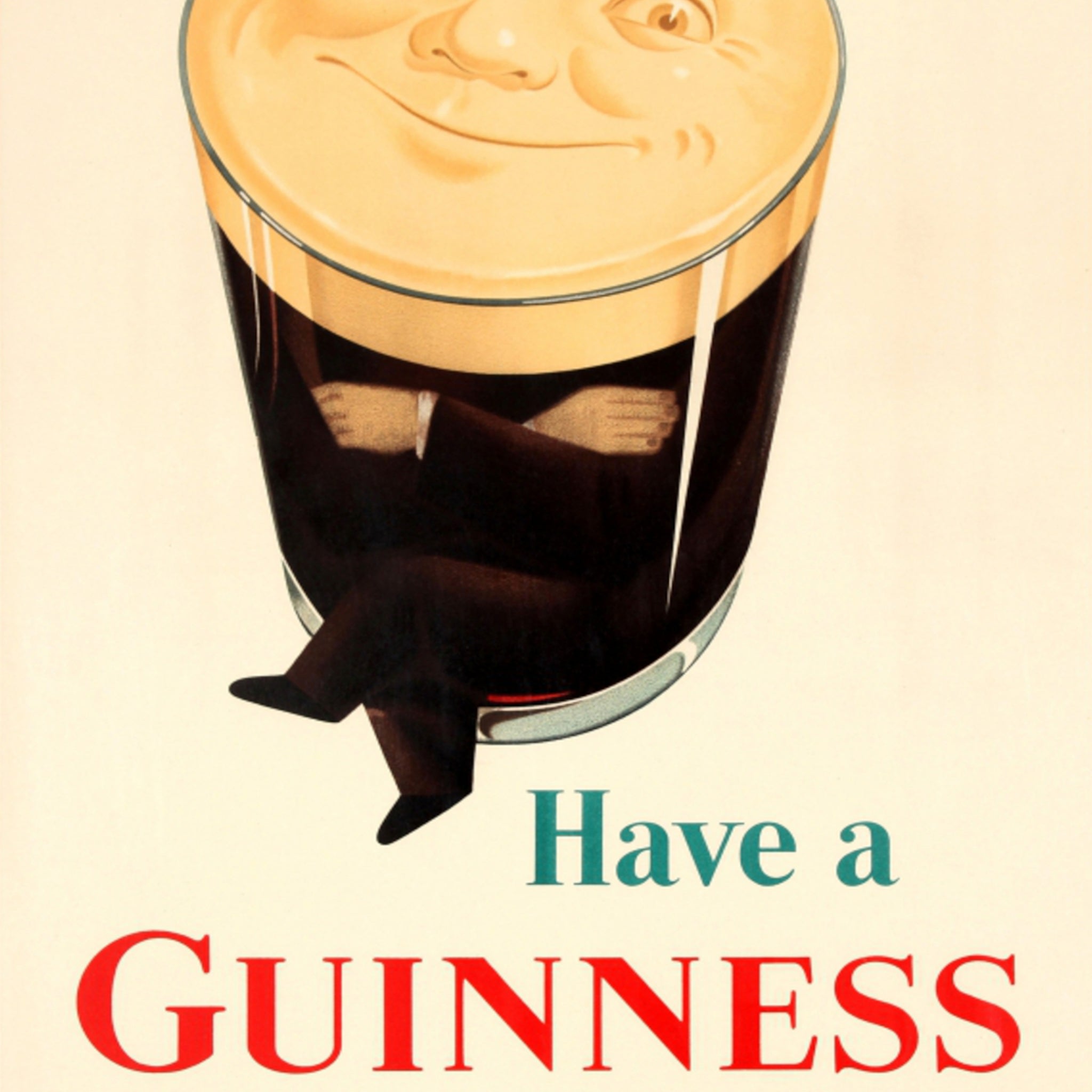 Guinness - Have a Guinness when you're tired - Mini Poster