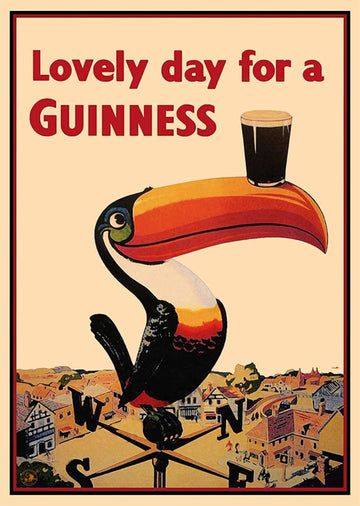 Guinness - Lovely Day for a Guinness - A4 Mini Print/Poster