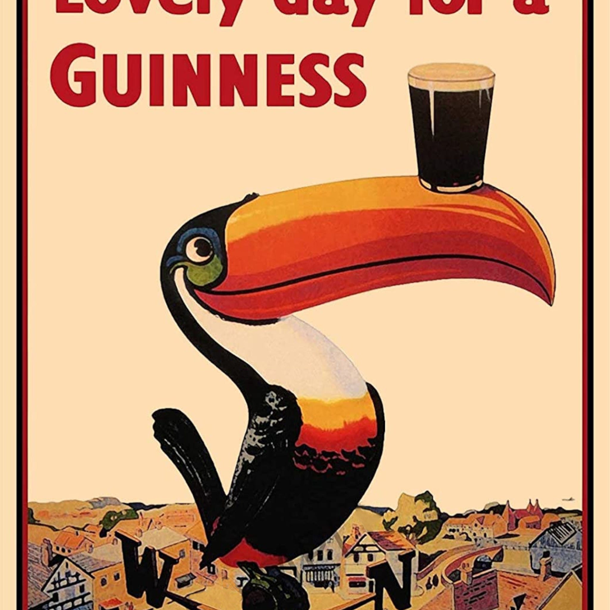 Guinness - Lovely day for a Guinness - Toucan - Mini Poster