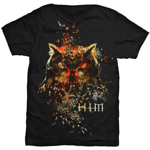 HIM Unisex T-Shirt: Owl Colour (Black)