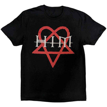 HIM Unisex T-Shirt: Heartagram (Black)