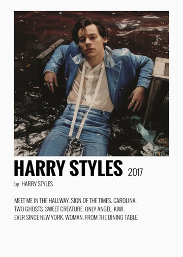 Harry Styles - Blue - A4 Mini Print/Poster