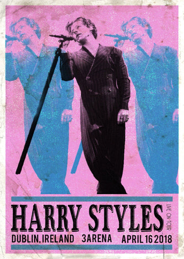 Harry Styles - Dublin 2018 - A4 Mini Print/Poster