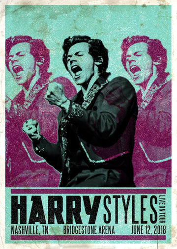 Harry Styles - Nashville - A3 Poster