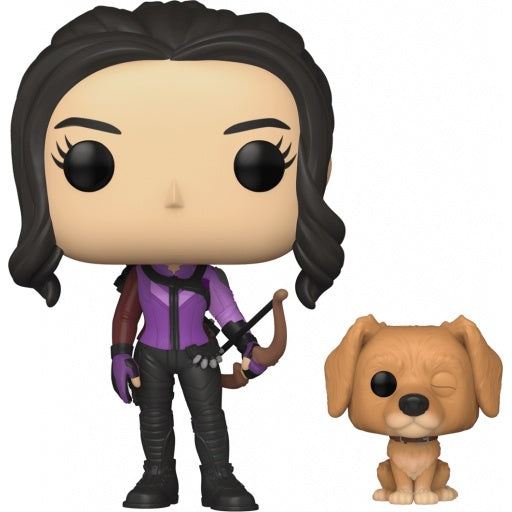 Marvel - Hawkeye - Kate Bishop with Lucky the Pizza Dog - Bobble-Head Funko Pop! (1212)