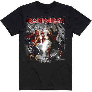 Iron Maiden Unisex T-Shirt: Trooper 2022 (Black)