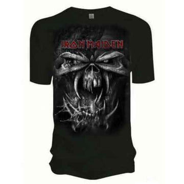 Iron Maiden Unisex T-Shirt: Final Frontier Eddie Vintage (Black)