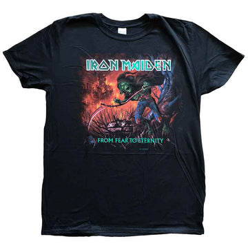 Iron Maiden Unisex T-Shirt: From Fear to Eternity Album (Black)