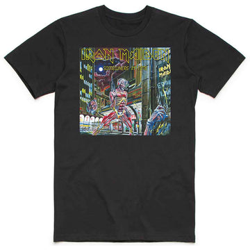 Iron Maiden Unisex T-Shirt: Somewhere in Time Box (Black)