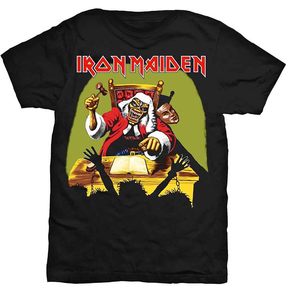 Iron Maiden Unisex T-Shirt: Deaf Sentence (Black)