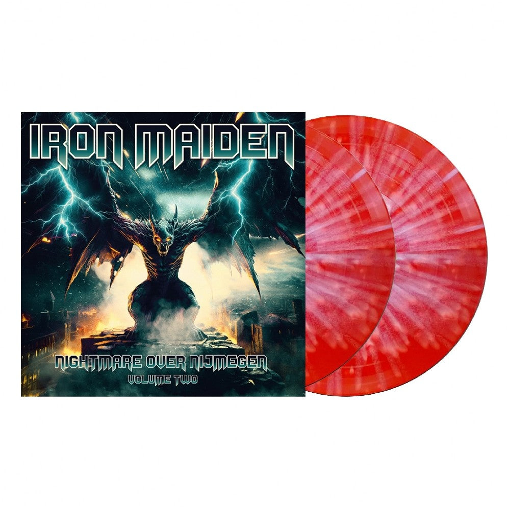 Iron Maiden - Nightmare Over Nijmegen Vol. 2 - 2LP - Red w/ White Splatter Vinyl