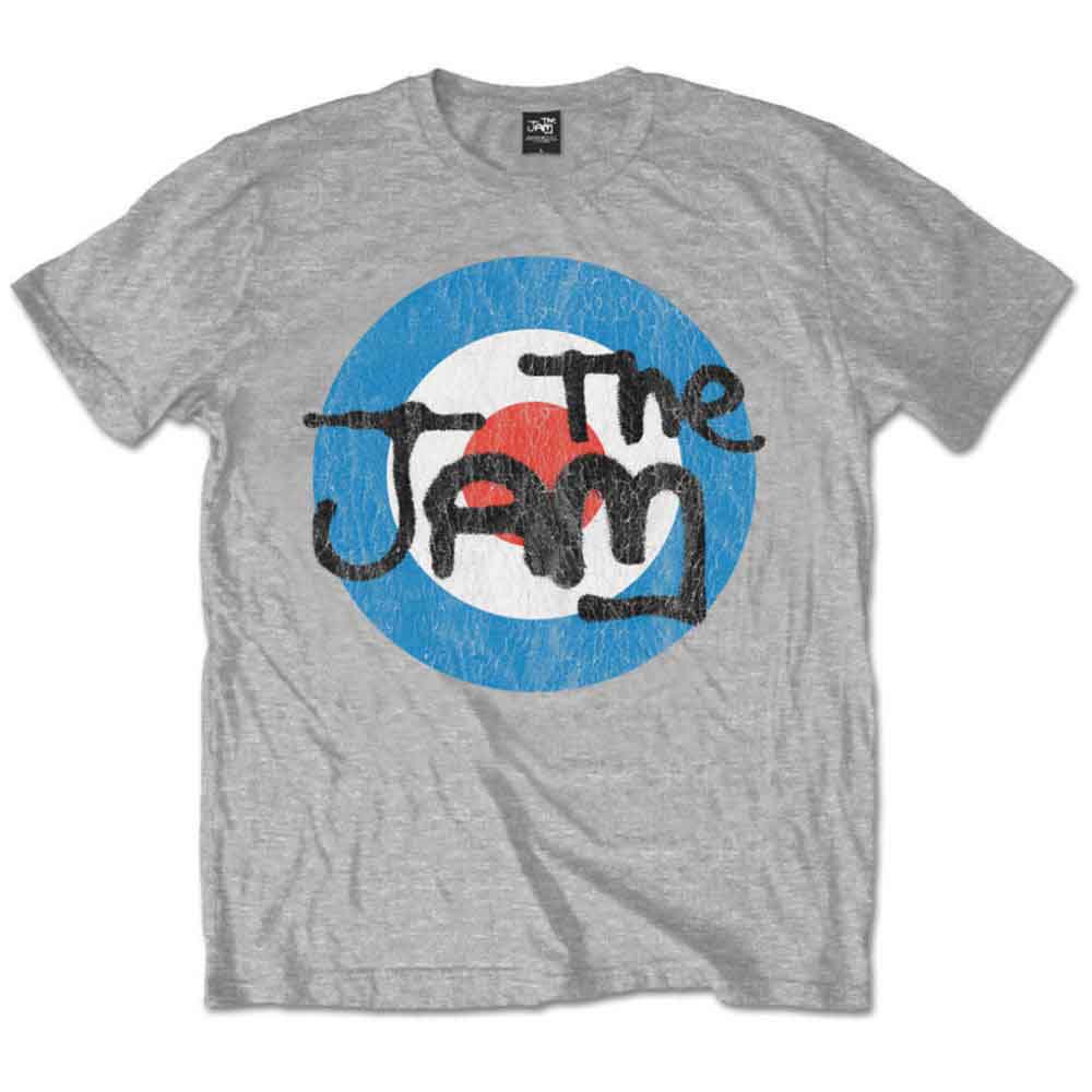 The Jam Unisex T-Shirt: Vintage Logo (Grey)
