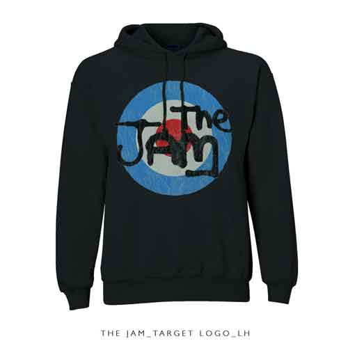 The Jam Unisex Pullover Hoodie: Target Logo (Black)