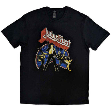 Judas Priest Unisex T-Shirt: Unleashed Version 2 (Black)