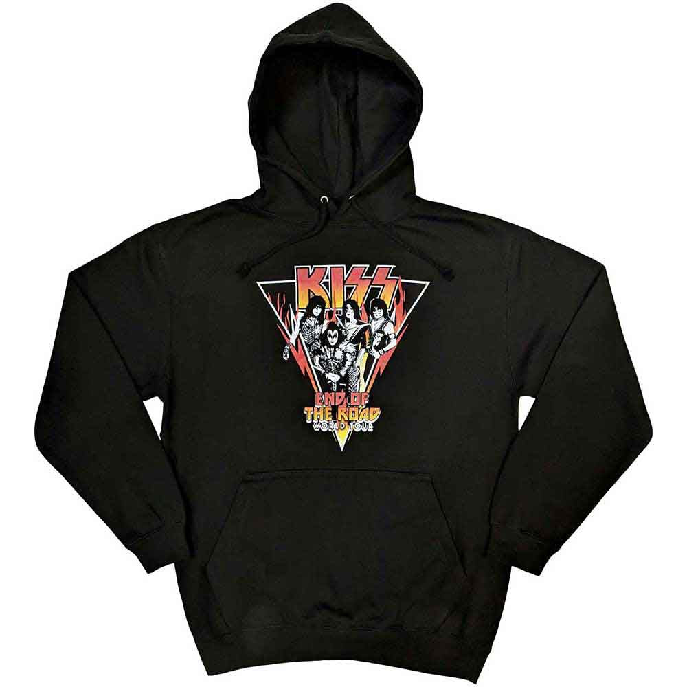 KISS Unisex Pullover Hoodie: Triangle (Black)