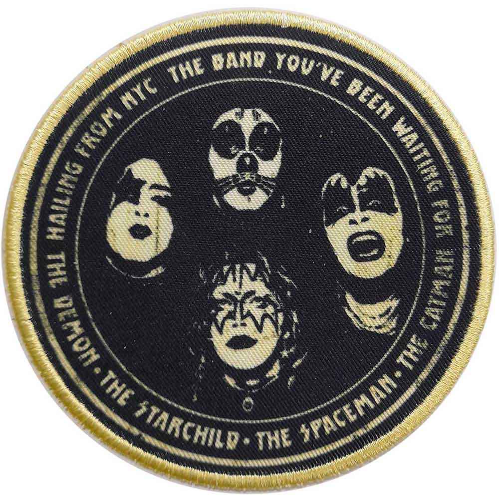 KISS Circular Standard Patch: Hailing from NYC