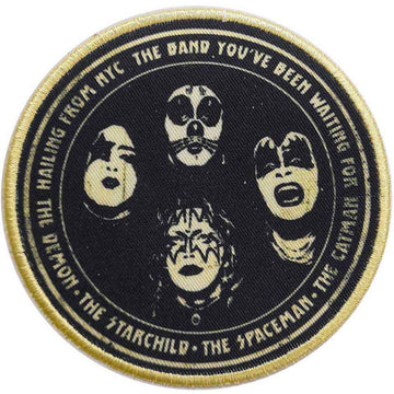 KISS Circular Standard Patch: Hailing from NYC