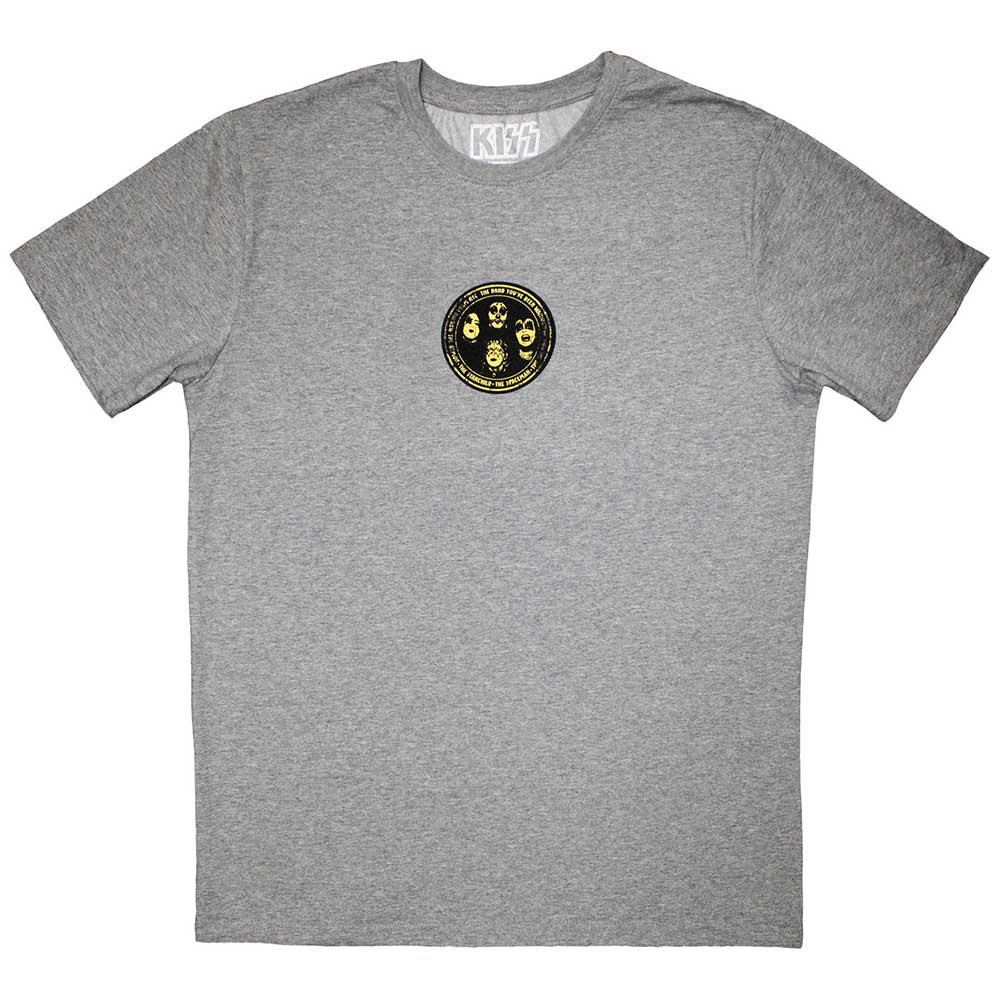 KISS Unisex T-Shirt: Mini Hailing From NYC Logo (Grey)