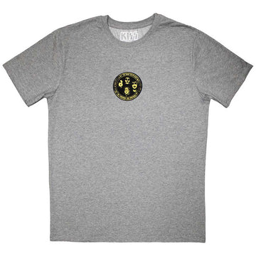 KISS Unisex T-Shirt: Mini Hailing From NYC Logo (Grey)