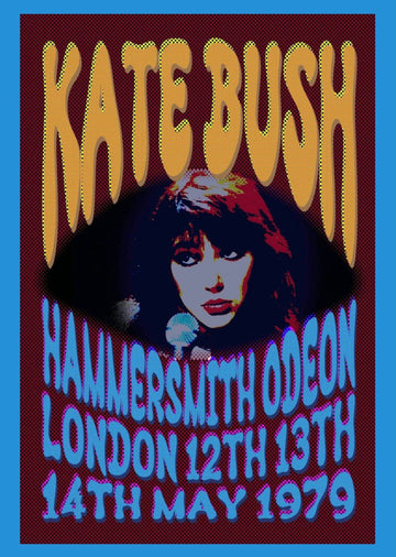 Kate Bush - Hammersmith 1979 - A4 Mini Print/Poster