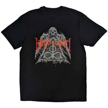 Lamb Of God Unisex T-Shirt: Skull Pyramid (Black)