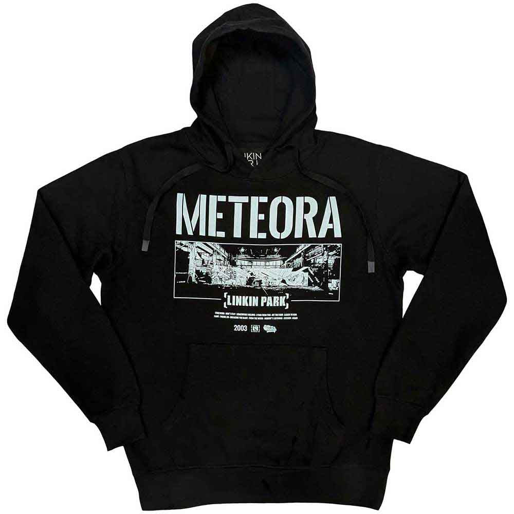 Linkin Park Unisex Pullover Hoodie: Meteora Wall Art (Black)