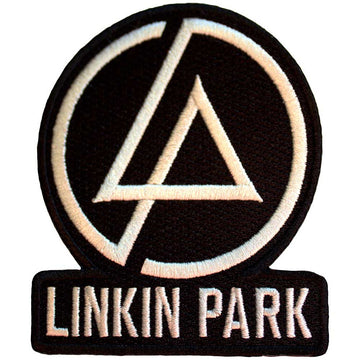 Linkin Park Standard Patch: Concentric Text Logo (Black)
