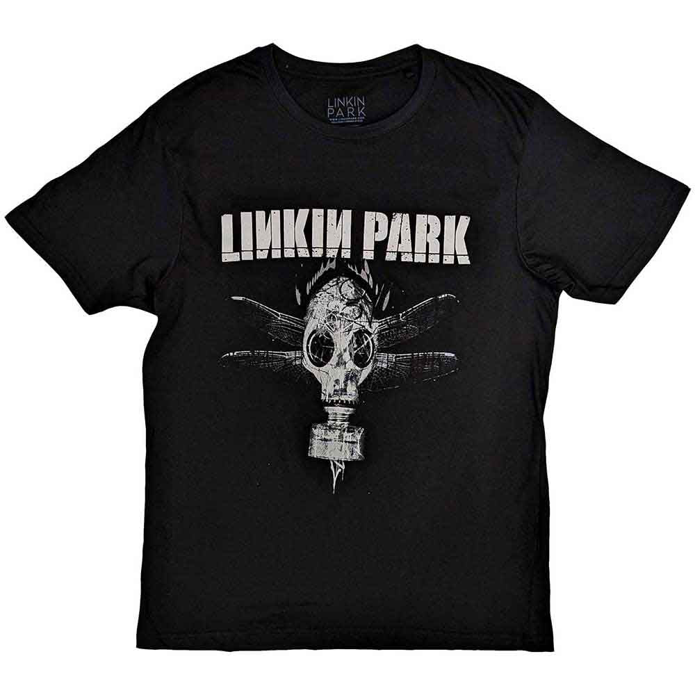 Linkin Park Unisex T-Shirt: Gas Mask (Black)