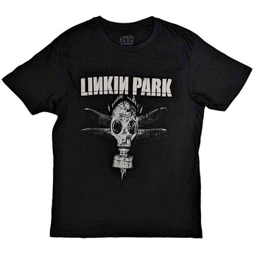 Linkin Park Unisex T-Shirt: Gas Mask (Black)