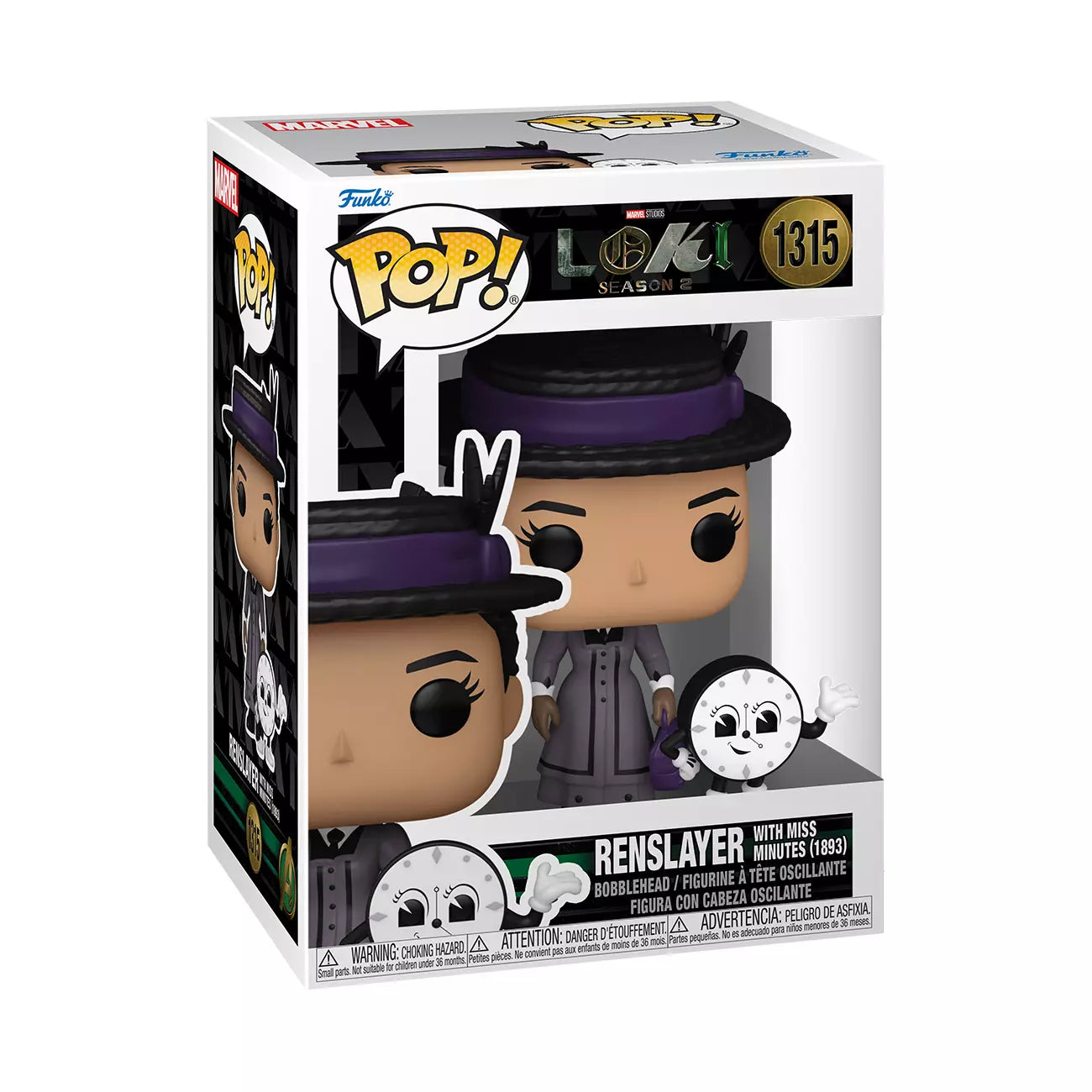 Marvel - Loki S2 - Renslayer with Miss Minutes (1893) - Funko Pop! (1315)