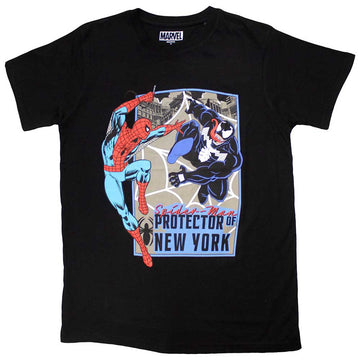 Marvel Comics Unisex T-Shirt: Protector Of New York (Black)