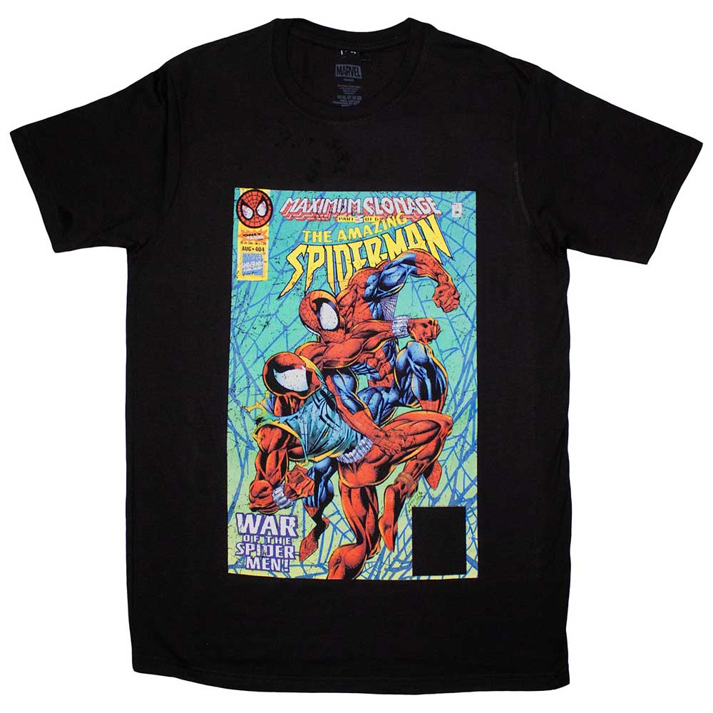 Marvel Comics Unisex T-Shirt: War Of The Spider-Men Comic Cover (Black)