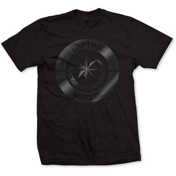 Marvel Comics Unisex T-Shirt: Captain Marvel Silver Circle (Black)