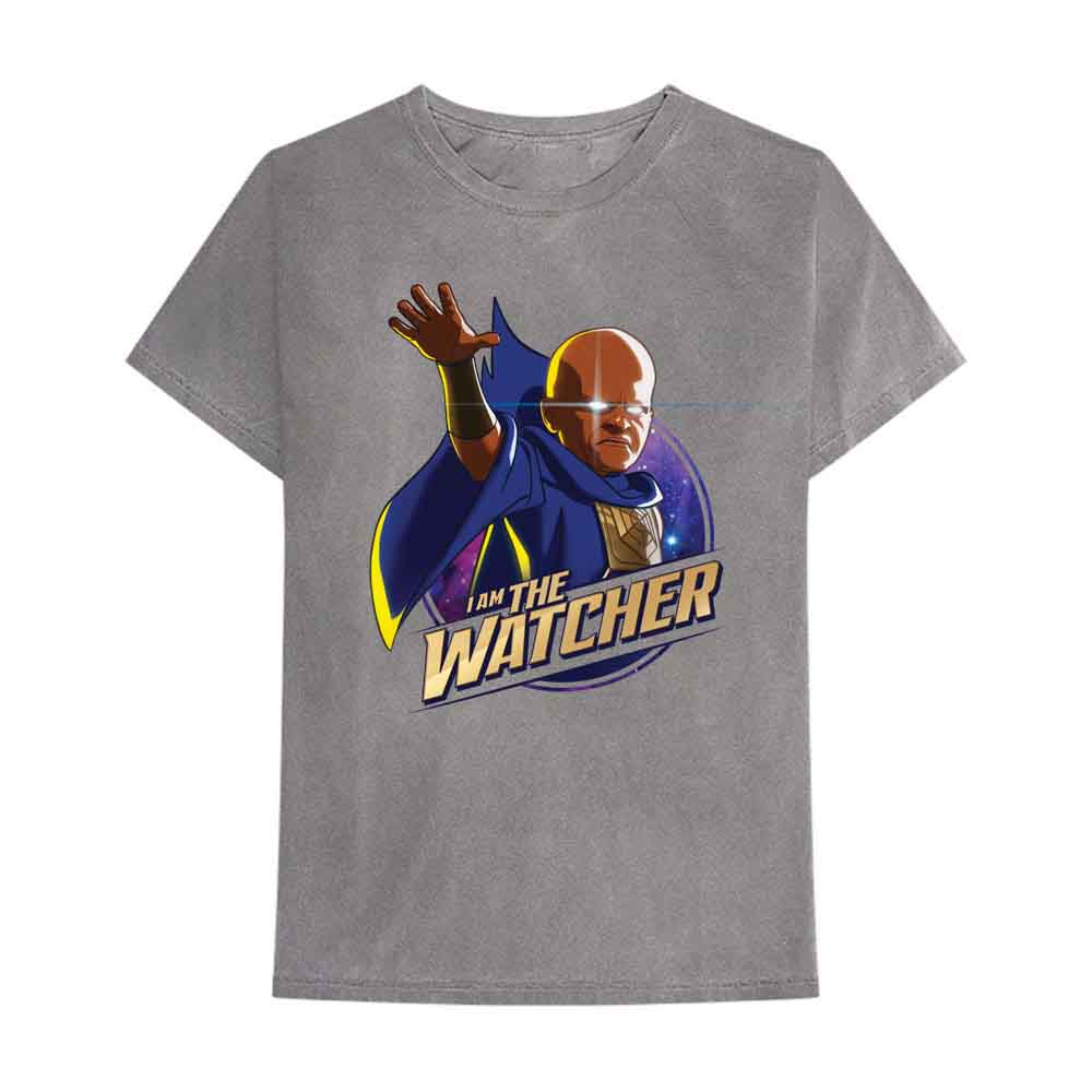 Marvel Comics Unisex T-Shirt: What If I Am The Watcher (Grey)