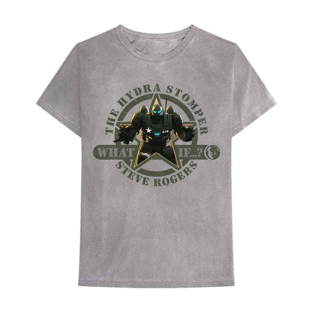 Marvel Comics Unisex T-Shirt: What If Hydra Stomper (Grey)
