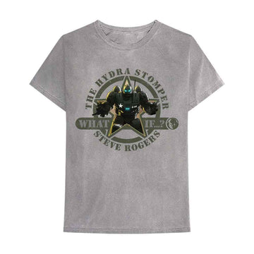 Marvel Comics Unisex T-Shirt: What If Hydra Stomper (Grey)
