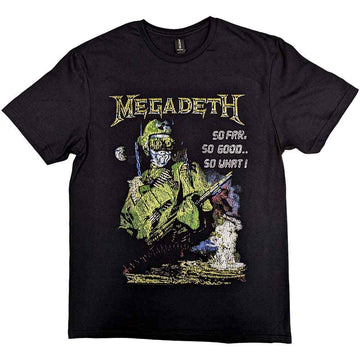 Megadeth Unisex T-Shirt: SFSGSW Explosion Vintage (Black)