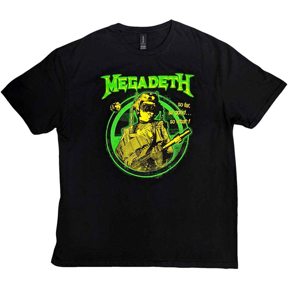 Megadeth Unisex T-Shirt: SFSGSW Hi-Contrast (Black)