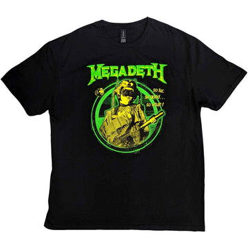 Megadeth Unisex T-Shirt: SFSGSW Hi-Contrast (Black)