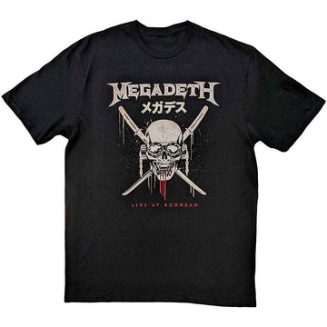 Megadeth Unisex T-Shirt: Crossed Swords (Black)
