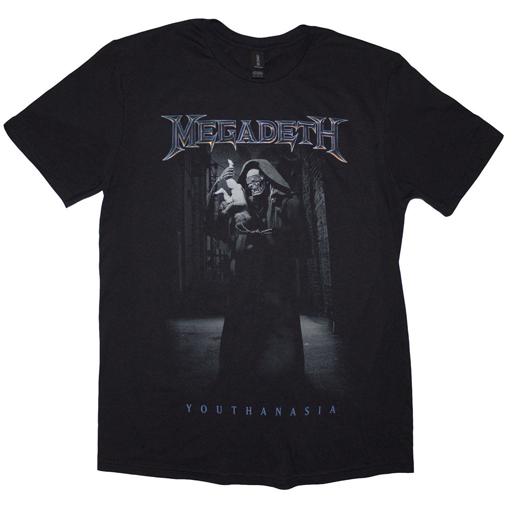 Megadeth Unisex T-Shirt: Youthanasia The Broker (Black)