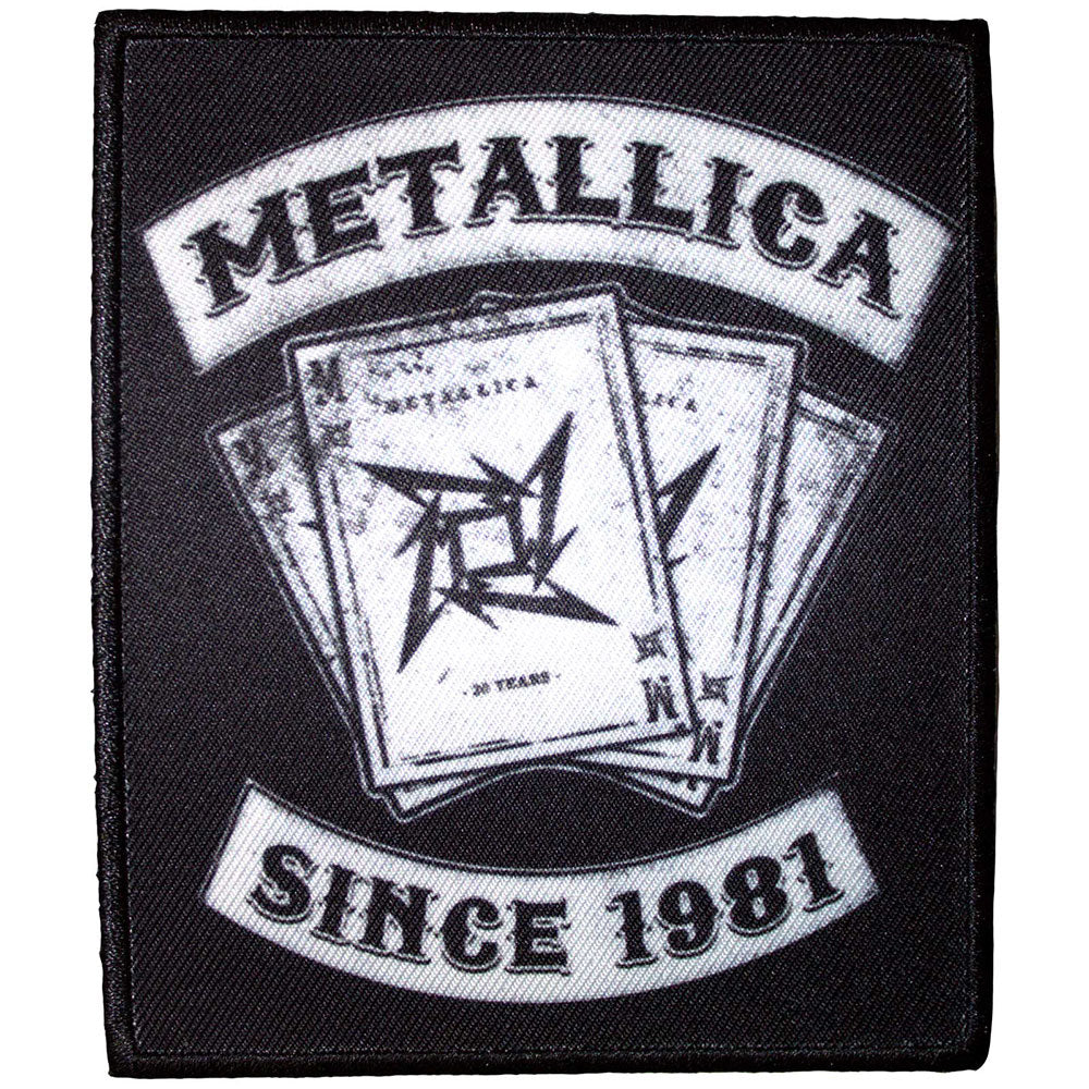 Metallica Standard Patch: 30th Anniversary Playing Card