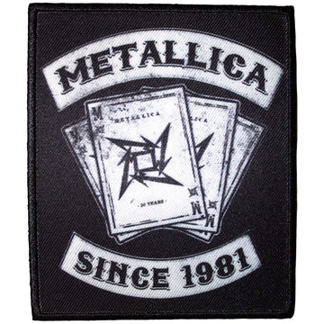 Metallica Standard Patch: 30th Anniversary Playing Card