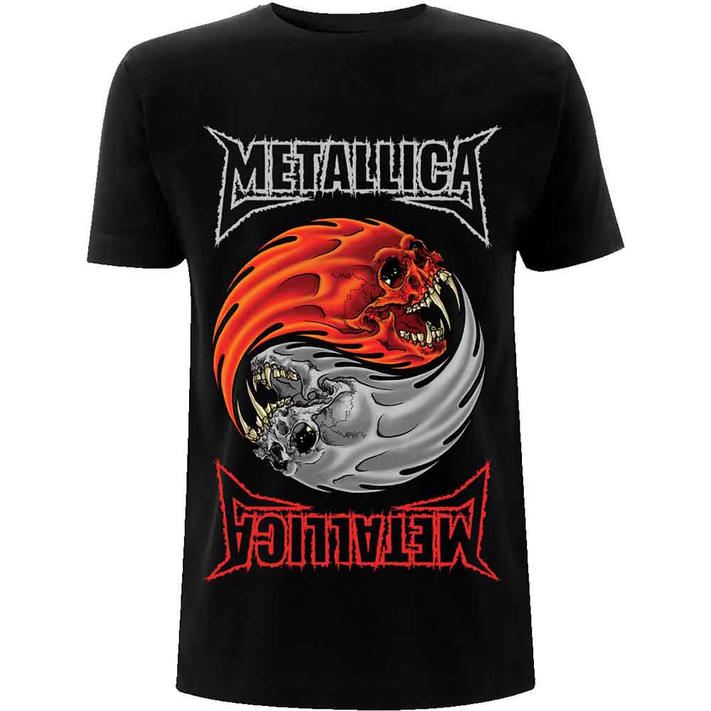 Metallica Unisex T-Shirt: Yin Yang - Black